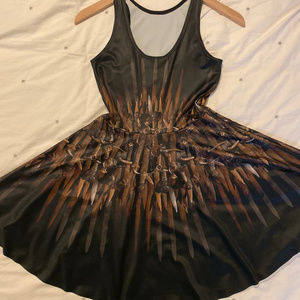 Blackmilk Thrones Reversible Skater Dress
